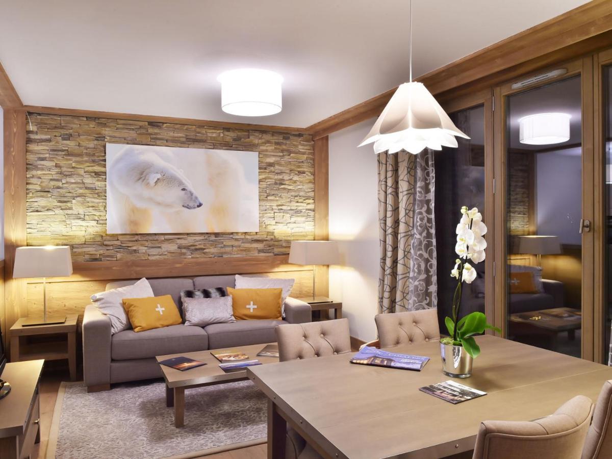 Appartement Raffine Aux Pieds Des Pistes Avec Parking Et Acces Fitness - Fr-1-562-52 Courchevel Dış mekan fotoğraf